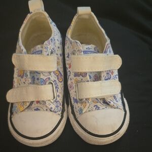 Converse Kids Floral Sneakers - White and Multicolor